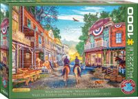 Wild Eurographics Wild West Town - Dominic Davison - 1000 stukjes Legpuzzel