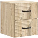 vidaXL Nachttafel Sonoma Eiken 34,5 x 33 x 40 cm