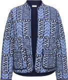 JDY Jacqueline de Yong Vest Jdymason L/s Quilted Shacket Wvn 15369672 Cashmere Blue/blue/tapioca Dames Maat - XL