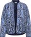 JDY Jacqueline de Yong Vest Jdymason L/s Quilted Shacket Wvn 15369672 Cashmere Blue/blue/tapioca Dames Maat - XL