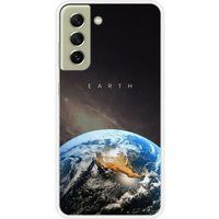 Samsung Galaxy S21 FE Earth Bedrukt siliconen hoesje