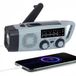 Unyqoos Radio d'urgence avec options de recharge solaire, à manivelle et USB pour une utilisation intérieure et extérieure