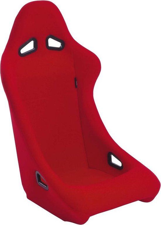 AutoStyle Sportstoel Zandvoort Rood - Vaste rugleuning - incl. sledes
