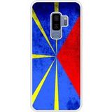Samsung Galaxy S9 Drapeau la reunion Verstevigd hoesje met sublimatie bedrukking