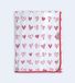 Ti TIN Angelnesten (lange) van netstof voor baby's, 80 x 80 cm, 100% katoen, zacht, absorberend en multifunctioneel, hartmotief, kleur: roze, 180 g/m²