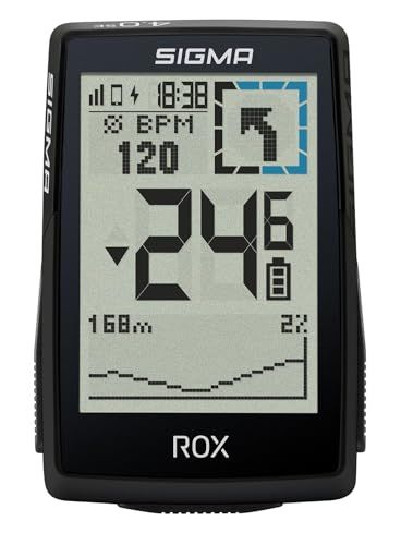 SIGMA ROX 4.0 SE| fietscomputer draadloze GPS & navigatie incl. OVERCLAMP Butler | outdoor GPS navigatie met hoogtemeting | kleur zwart | e-bike compatibel