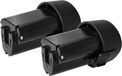 vhbw 2x batterie compatible avec Makita radio de chantier BMR102, BMR101, BMR103, BMR104, BMR103B, DMR102, BMR105, BMR100 outil (2000 mAh, Li-Ion, 10,8 V)