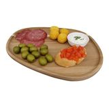 Point-Virgule Planche à tapas - Planche à tapas - Bois d'acacia - 30x29.5x1.8cm