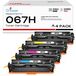 Canon Cartouches de toner 067H (set de 4) pour Canon i-SENSYS LBP631, MF651, etc.