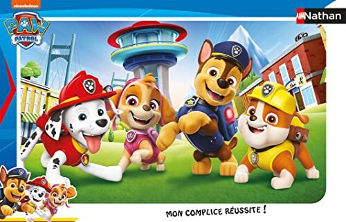 Puzzles Nathan - Puzzellijst met 15 delen, motief: Paw Patrol, voor kinderen, 4005556861842