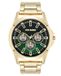 Steve Madden Heren Armbandhorloge Goud/Groen