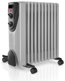 Taurus Dakar 2000 Oil Electric Space Heater - 2200W - Black/Grey