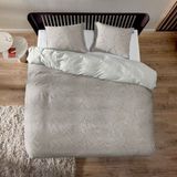 Auping Swoosh Dekbedovertrek - Tweepersoons 260 x 220 cm - Biologisch katoen - Bruin