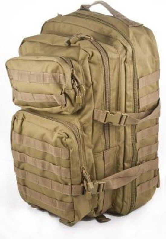 Mil-Tec US Assault Molle Backpack - 36L - Coyote