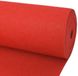 vidaXL - Tapijt - Effen - Rood - 1,2 x 12 m - Polyester