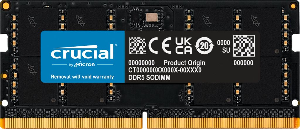 Crucial 32GB DDR5 5600MHz Laptop Memory - CT32G56C46S5