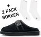 'D Ease Mule Daim Noir Taille 38
