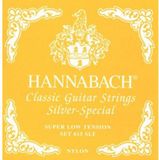 Hannabach K-Git.snaren set 815 geel Nylon Super Low Tension