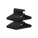 SONGMICS Kleerhangers en cintre de pantalons en vestes et robes, en plastique, 50 pièces, peu encombrant, léger | Cintre pour pantalons, vestes, robes, noir d'encre, collection BREANNA CRP009B50