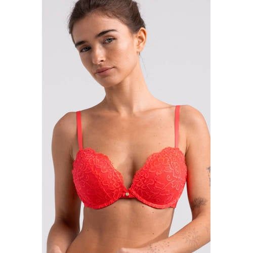 Sam Friday voorgevormde push-up bh Sasha koraalrood