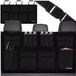 Ruhhy Xtrobb organisateur de siège auto avec support tablette et compartiments multiples pour utilisation sur banquette arrière - Noir