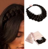 Infinity Braids Viènne Messy Braid Haarband Espresso Smoke