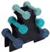 Cecotec DrumFit Dumbbell 123 Neopreen Set met 6 zeshoekige halters met hoge hechting, alle soorten gebruikers, houder inbegrepen, 6 stuks