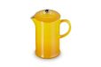Le Creuset Cafetière French Press van aardewerk met roestvrijstalen stamper, 1 liter, voor 3-4 kopjes, Nectar, 60706086720003