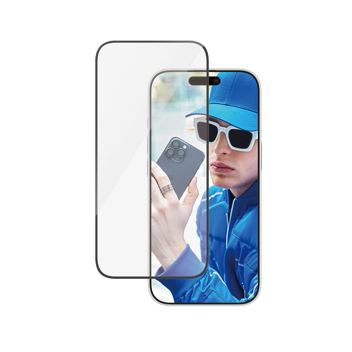 PanzerGlass Screenprotector Apple iPhone 16 Pro - Ultra-Wide Fit - Glass