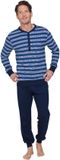 Pastunette Blue Draft Pyjama Katoen Maat M