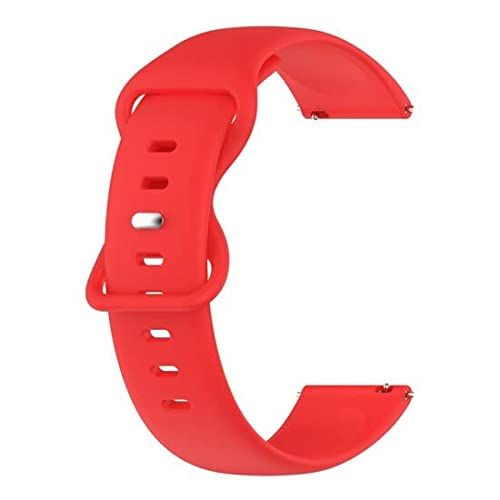 By Qubix Qubix - Solid Color Sportband for Samsung Galaxy Watch 5 Pro - 45mm - Red