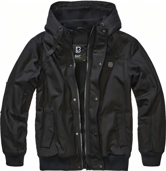 Brandit Essential Heren Winterjas - zwart - L