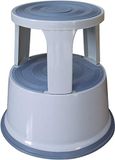 Q-Connect Rolkruk van metaal, lichtgrijs, 1, KF04844