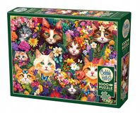 Cobble Hill Puzzle Blooming Whiskers - 1000 pièces