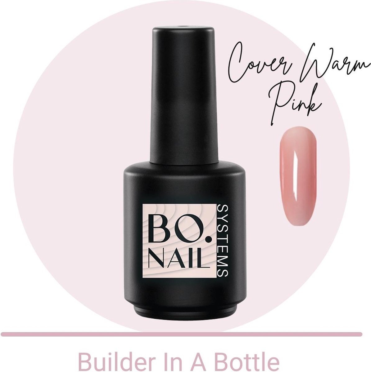 GUAPÀ BIAB Builder Gel In A Bottle | BIAB Nagellak | Gelnagels Starterspakket | Nagellak | Gellak | Builder Gel | 15 ml Cover Warm Pink