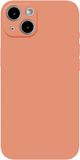 Technest iPhone 13 - 6,1-inch hoes, bumper cover, transparant, krasbestendige achterkant (Begonia Color)
