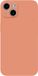 Technest iPhone 13 - 6,1-inch hoes, bumper cover, transparant, krasbestendige achterkant (Begonia Color)