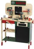 Klein Toys Bosch Houten Werkbank - In Hoogte Verstelbaar - Incl. Gereedschap met Licht- en Geluidseffecten