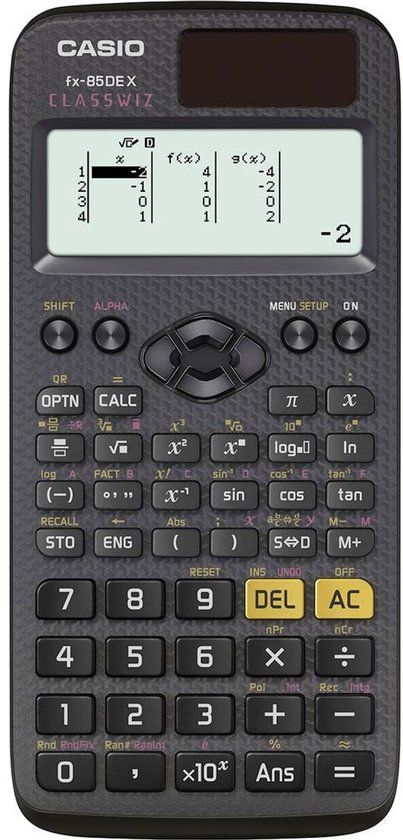 Casio FX-85DEX Schoolrekenmachine Zwart