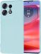 Techsuit Soft Flex Silicone Back Cover hoesje voor Motorola Edge 50 Pro - Sea Blue