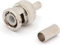 PEREL BNC Mannelijk RG6/U, 3 Delen Krimptype