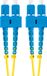 Lanberg Glasvezel Patchcord SC/UPC-SC/UPC Duplex G657A1 2M LSZH Geel