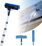 VEVOR Telescopische Wasborstel voor Zonnepanelen