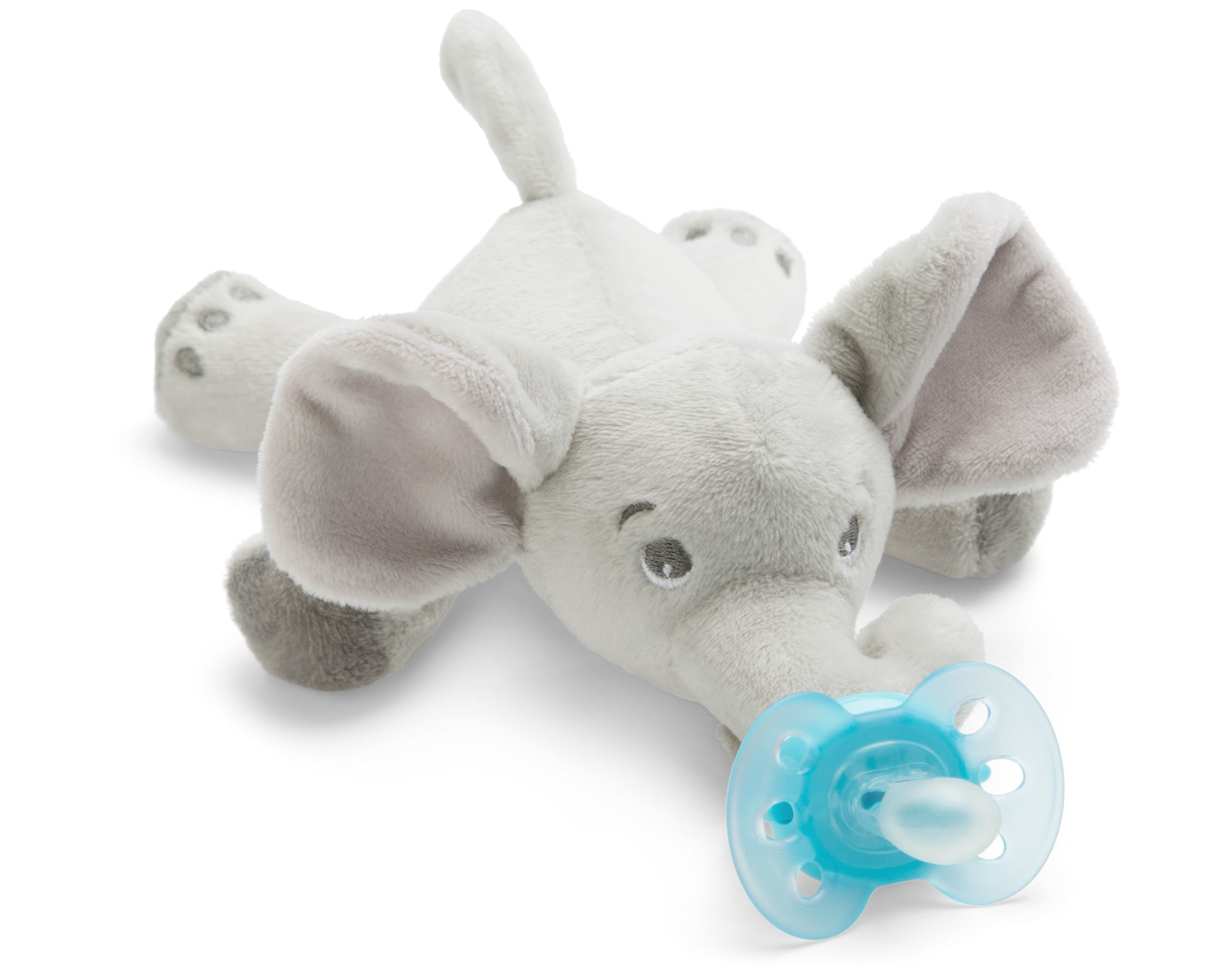 Philips Avent Knuffel met ultra soft-fopspeen - Blauw - 0-6 Maanden