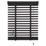 Kwantum Houtlook Jaloezie Ravi Zwart 50mm 140x175 cm