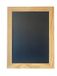 Exacompta - Réf. 81450D - 1 tableau noir 37 x 49 cm, tableau pour craie ou marqueurs craie, à suspendre horizontalement ou verticalement - cadre en pin - pour café, restaurant, déco murale - noir