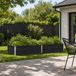 vidaXL Jardinière surélevée anthracite 160 x 80 x 24 cm