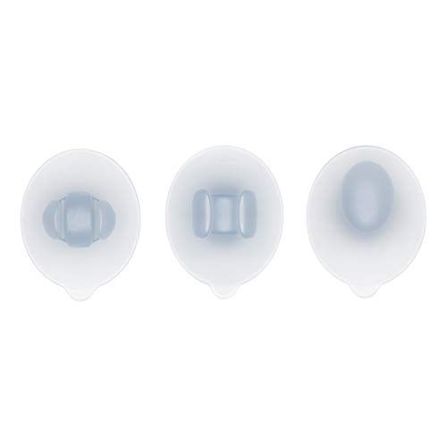 OXO Good Grips 3-delige zuignapset voor de badkamer, inoxiderend, transparant