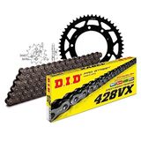 Kettingset DID Kettingset staal 428VX / 130 eindeloos voor Derbi Senda Cross City Terra Adventure Mulhacen Cafe 125 cc bouwjaar 2007-2013