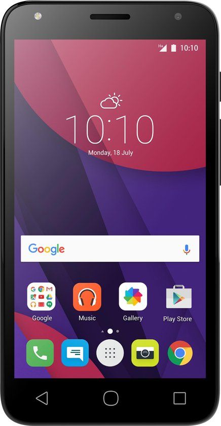Alcatel PIXI 4 (5) - 3G - Dual Sim - Zwart